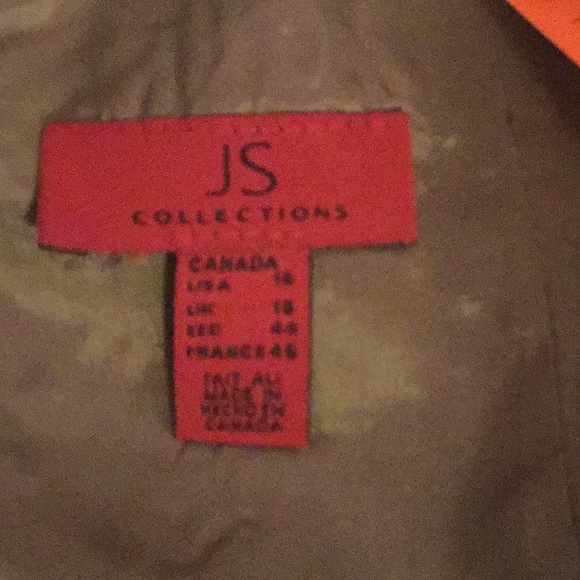 JS Collection leaf shell back zipper 16 - Picture 5 of 5